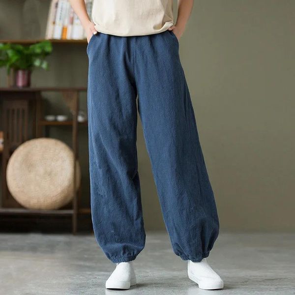 pants spring/summer cotton/hemp pants women's vintage plussize slacks women bloomers korean fashion baggy pants streetwear clothing, Black
pants spring/summer cotton/hemp pants women's vintage plussize slacks women bloomers korean fashion baggy pants streetwear clothing, Black