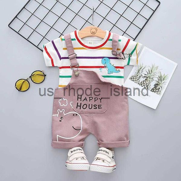 t-shirts clothing sets children's for kid cartoon striped t-shirt overalls 2pcs set short sleeve baby boys suit costume babyclothing x0, Blue
t-shirts clothing sets children's for kid cartoon striped t-shirt overalls 2pcs set short sleeve baby boys suit costume babyclothing x0, Blue