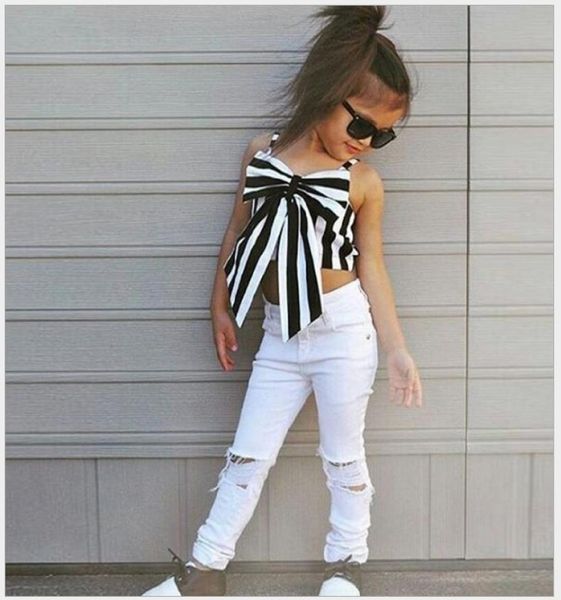 new fashion girls clothing sets children striped big bow pants 2pcs set kids suit child outfits3566117, White
new fashion girls clothing sets children striped big bow pants 2pcs set kids suit child outfits3566117, White