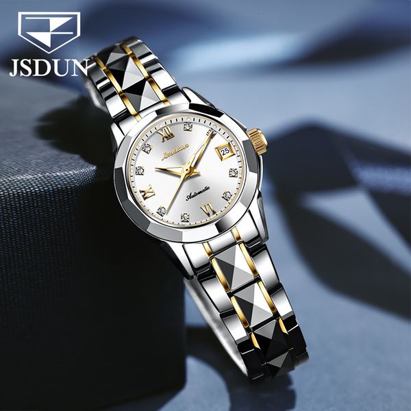 other watches jsdun luxury watches for women sapphire crystal automatic mechanical wristwatch waterproof jewelry watch clock bracelet gift 2, Slivery;black
other watches jsdun luxury watches for women sapphire crystal automatic mechanical wristwatch waterproof jewelry watch clock bracelet gift 2, Slivery;black