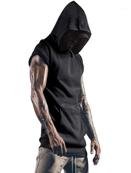 men039s tank summer men hooded solid color short sleeve vest with pocket oneck slim fit male fitness tee4007068, White;black
men039s tank summer men hooded solid color short sleeve vest with pocket oneck slim fit male fitness tee4007068, White;black
