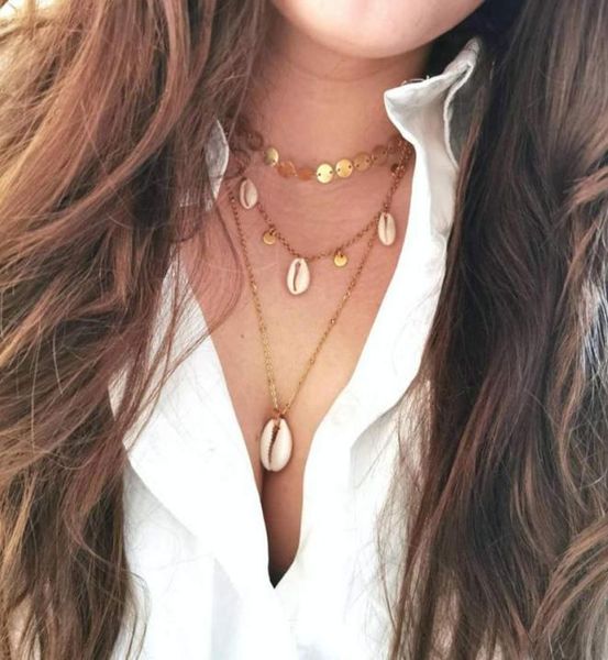 pendant necklaces sufair 3pc layered 14k gold coins natural shell chain choker necklace for women girl beach bohemian jewelry gift8698609, Silver
pendant necklaces sufair 3pc layered 14k gold coins natural shell chain choker necklace for women girl beach bohemian jewelry gift8698609, Silver