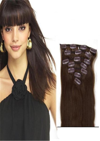 double weft clip in human hair extensions 4 hair human hair clip on extensions 6175694, Black;brown
double weft clip in human hair extensions 4 hair human hair clip on extensions 6175694, Black;brown