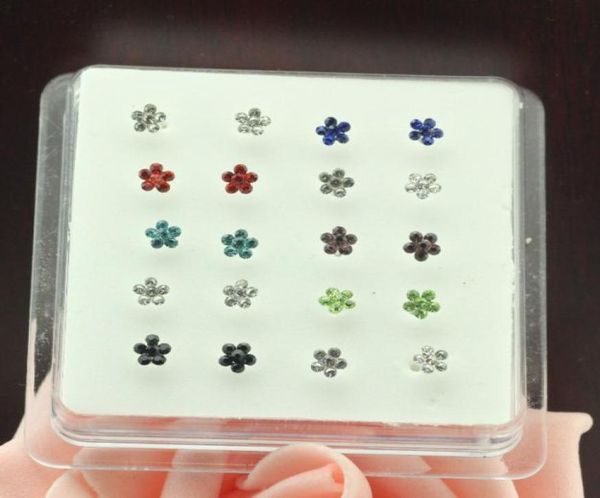 rhinestone flower nose studs piercing body jewelry accessories 20pcs box packed2747921, Silver
rhinestone flower nose studs piercing body jewelry accessories 20pcs box packed2747921, Silver