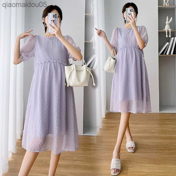 5918# 2023 summer korean fashion maternity long dress elegant a line loose clothes for pregnant women sweet pregnancy postpartum l230712, White
5918# 2023 summer korean fashion maternity long dress elegant a line loose clothes for pregnant women sweet pregnancy postpartum l230712, White