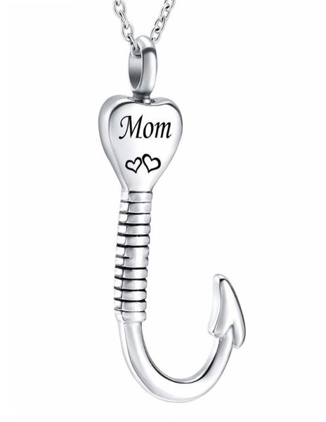 new titanium steel cremation fish hook heart pendant keepsake urn necklace for ashes memorial jewelry memento3587135, Silver
new titanium steel cremation fish hook heart pendant keepsake urn necklace for ashes memorial jewelry memento3587135, Silver