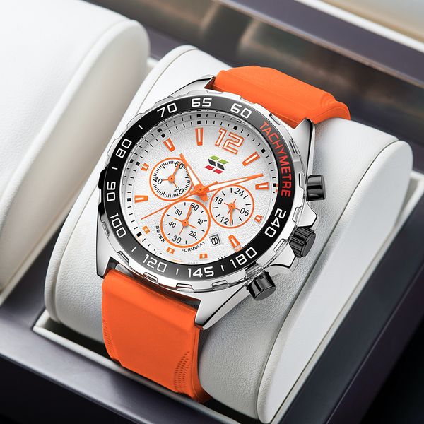 wristwatches fashion chronograph men watches brand luxury silicone band sport wristwatch business quartz clock waterproof montre homme 23071, Slivery;brown
wristwatches fashion chronograph men watches brand luxury silicone band sport wristwatch business quartz clock waterproof montre homme 23071, Slivery;brown