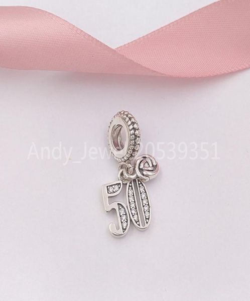 andy jewel authentic 925 sterling silver beads 50 years of love pendant charm charms fits european style jewelry bracelets & necklace 797264, Black
andy jewel authentic 925 sterling silver beads 50 years of love pendant charm charms fits european style jewelry bracelets & necklace 797264, Black