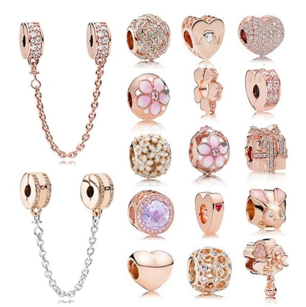 new 100% 925 sterling silver 1:1 authentic charm rose gold daisies heart-shaped rabbit beaded safety clip safety chain2418614, Black
new 100% 925 sterling silver 1:1 authentic charm rose gold daisies heart-shaped rabbit beaded safety clip safety chain2418614, Black
