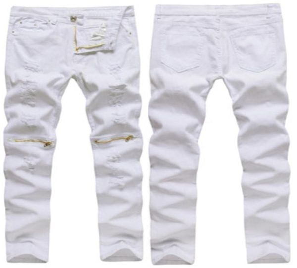 2018 men039s casual zipper decoration hole high elastic slim fashion jeans casual style solid white male skinny trousers5523472, Blue
2018 men039s casual zipper decoration hole high elastic slim fashion jeans casual style solid white male skinny trousers5523472, Blue