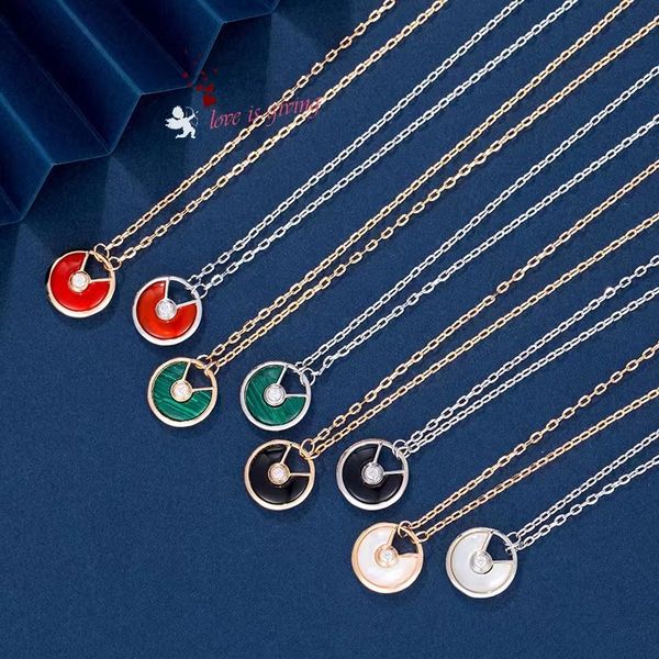 925 silver amulet necklace natural shell red agate plated thick gold classic light luxury good-looking versatile clavicle chain
925 silver amulet necklace natural shell red agate plated thick gold classic light luxury good-looking versatile clavicle chain