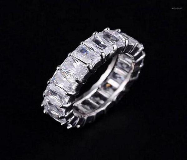 925 silver pave setting full square simulated diamond cz eternity band engagement wedding stone rings size 5 6 7 8 9 10 11 121210o3319884, Golden;silver
925 silver pave setting full square simulated diamond cz eternity band engagement wedding stone rings size 5 6 7 8 9 10 11 121210o3319884, Golden;silver