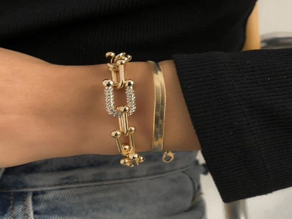 flat snake chain fashion trend auger u type buckle bracelet set act the role ofing is tasted hip hop metal a bracelet7496551, Black
flat snake chain fashion trend auger u type buckle bracelet set act the role ofing is tasted hip hop metal a bracelet7496551, Black