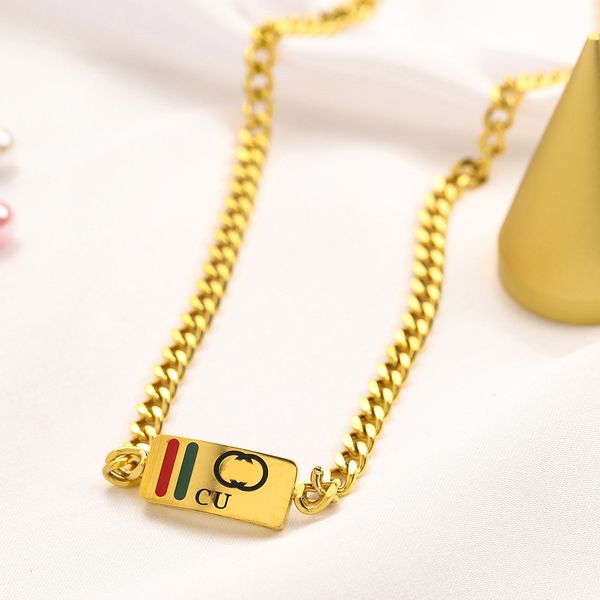 designer 18k gold plated letter pendant necklace chain luxury design classic choker brand necklaces for women wedding party gifts jewelry, Silver
designer 18k gold plated letter pendant necklace chain luxury design classic choker brand necklaces for women wedding party gifts jewelry, Silver