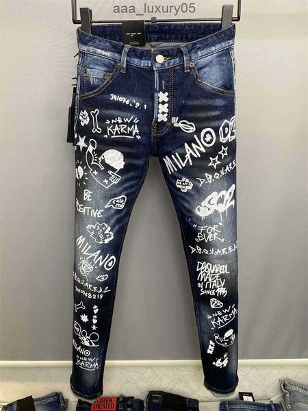 2023 new arrivals mens luxury designer denim''''jeans holes trousers jeans coolguy biker pants mens clothing 2#9823 dsqu, Blue
2023 new arrivals mens luxury designer denim''''jeans holes trousers jeans coolguy biker pants mens clothing 2#9823 dsqu, Blue
