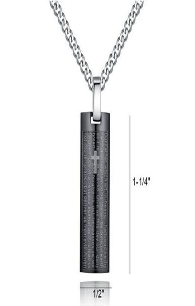 new personality stainless steel black lord039s prayer in english and cross decorative with silver chain men039s fashion jewe4615774
new personality stainless steel black lord039s prayer in english and cross decorative with silver chain men039s fashion jewe4615774