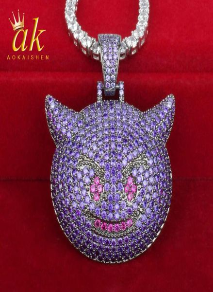 purple color demon evil expression necklace pendant bling zircon fashion men women039s hip hop rock street jewelry8833778, Silver
purple color demon evil expression necklace pendant bling zircon fashion men women039s hip hop rock street jewelry8833778, Silver
