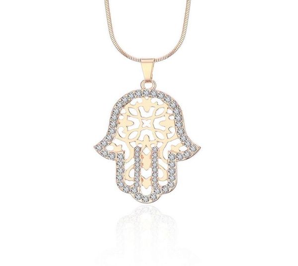 195p crystal palm pendants necklace for women fashion jewelry 3 gold plated choices crystal 47cm chain1211791, Silver
195p crystal palm pendants necklace for women fashion jewelry 3 gold plated choices crystal 47cm chain1211791, Silver