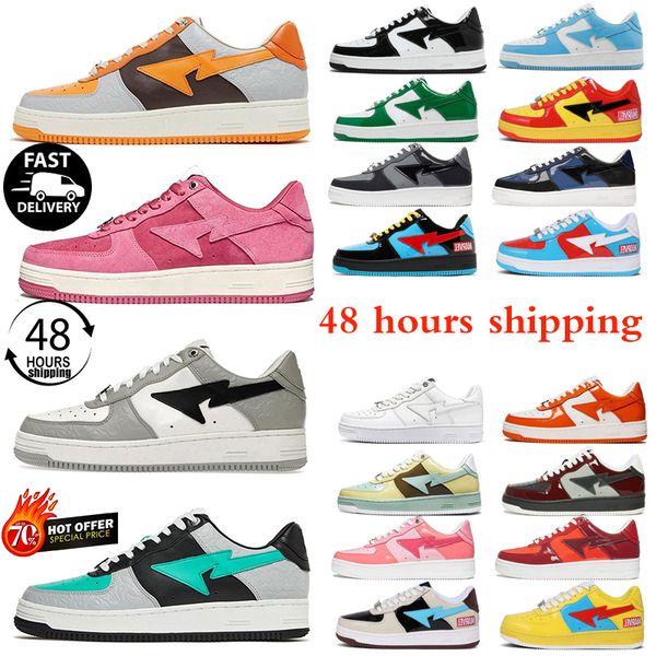 casual shoes sta shoes sneakers trainers pink patent leather black white color combo grey bapestar designer for men women sk8 pastel pack ab
casual shoes sta shoes sneakers trainers pink patent leather black white color combo grey bapestar designer for men women sk8 pastel pack ab