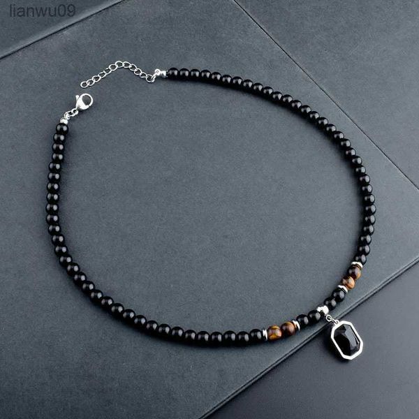 2023 collar hombre fadeless stainless steel necklace men natural tiger eye stone beaded necklace for men jewelry collier homme l230704, Silver
2023 collar hombre fadeless stainless steel necklace men natural tiger eye stone beaded necklace for men jewelry collier homme l230704, Silver