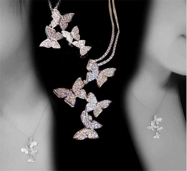 new arrival classical fashion jewelry 925 sterling silverrose gold fill pave white sapphire cz diamond butterfly pendant women ne3063798, Silver
new arrival classical fashion jewelry 925 sterling silverrose gold fill pave white sapphire cz diamond butterfly pendant women ne3063798, Silver