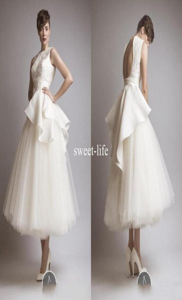 2020 krikor jabotian new vintage short wedding dresses peplum lace tulle backless jewel tea length sheer beach party bridal go4742906, White
2020 krikor jabotian new vintage short wedding dresses peplum lace tulle backless jewel tea length sheer beach party bridal go4742906, White