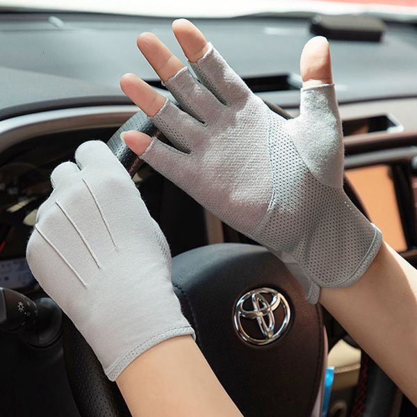 five fingers gloves men' summer ice silk half finger thin outdoor cycling nonslip breathable fitness gloves for sports sunscreen drivi, Blue;gray
five fingers gloves men' summer ice silk half finger thin outdoor cycling nonslip breathable fitness gloves for sports sunscreen drivi, Blue;gray