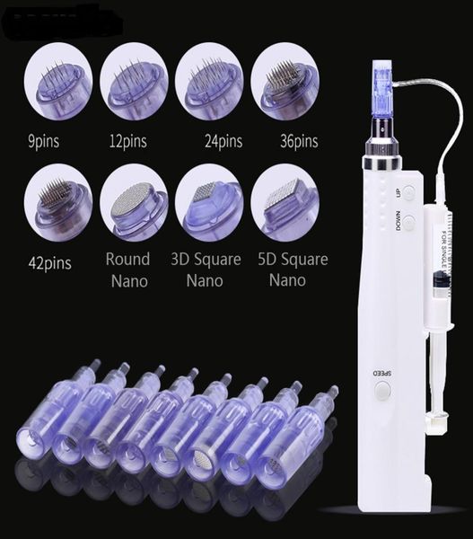 replacement needle cartridge with tube for 2 in 1 wireless water injector auto microneedle derma pen combine meso gun8657650, Black;white
replacement needle cartridge with tube for 2 in 1 wireless water injector auto microneedle derma pen combine meso gun8657650, Black;white