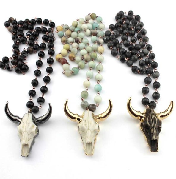 selling amazonite stones statement necklaces handmade natural stone chain bohemian tribal jewelry horn pendant necklace2278442, Silver
selling amazonite stones statement necklaces handmade natural stone chain bohemian tribal jewelry horn pendant necklace2278442, Silver
