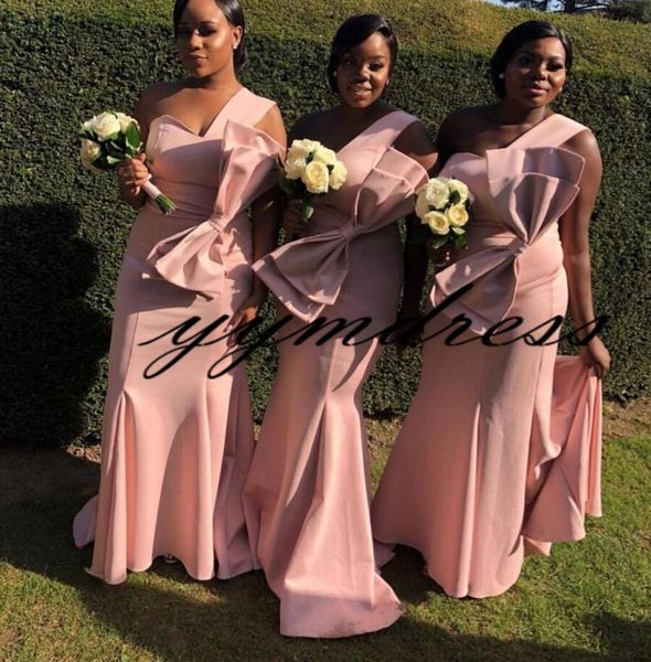 blush pink bridesmaid dresses with mermaid big bow one shoulder full length wedding party guest dress junior maid of honor dress2612327, White;pink
blush pink bridesmaid dresses with mermaid big bow one shoulder full length wedding party guest dress junior maid of honor dress2612327, White;pink
