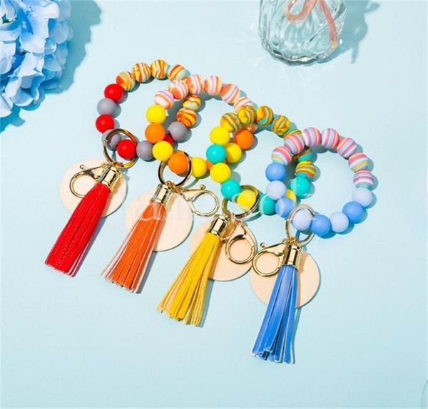 hand beaded silicone beads key ring full color silicone beech beads wrist keychain bracelet for women df091, Silver
hand beaded silicone beads key ring full color silicone beech beads wrist keychain bracelet for women df091, Silver