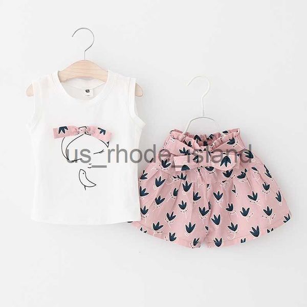 t-shirts girls clothing sets summer children clothes fashion sleeveless t-shirt+print shorts 2pcs for kids clothing set baby girl outfits x0, Blue
t-shirts girls clothing sets summer children clothes fashion sleeveless t-shirt+print shorts 2pcs for kids clothing set baby girl outfits x0, Blue