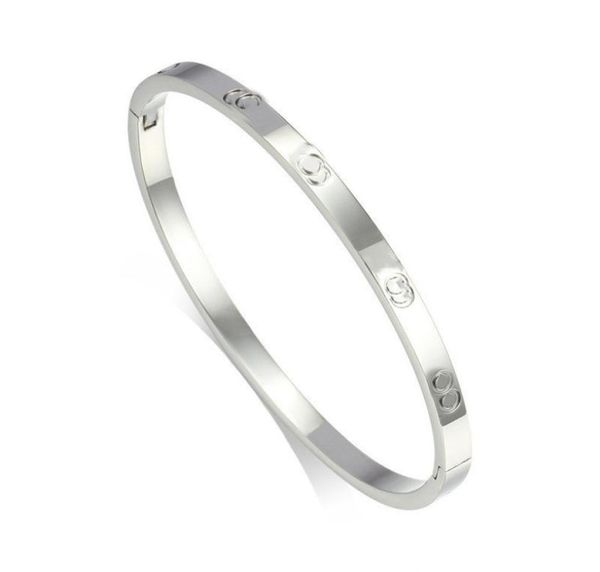 women lovers bracelet silver gold bangles men luxury designer jewelry titanium steel couple simple fashion diamond custom 6mm cuff4777250, Golden;silver
women lovers bracelet silver gold bangles men luxury designer jewelry titanium steel couple simple fashion diamond custom 6mm cuff4777250, Golden;silver