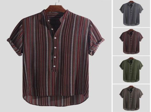 mens summer striped buttons breathable short sleeve casual henley shirts m3xl classic fashion personality74285954540595, White;black
mens summer striped buttons breathable short sleeve casual henley shirts m3xl classic fashion personality74285954540595, White;black