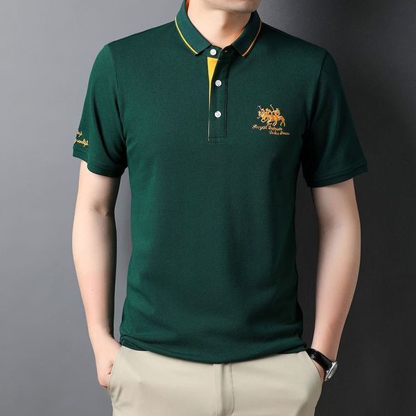 men's polos fashion men summer short sleeve polo shirts streetwear business office lapel male clothes korean loose embroidery casual 2, White;black
men's polos fashion men summer short sleeve polo shirts streetwear business office lapel male clothes korean loose embroidery casual 2, White;black