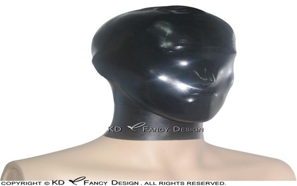 black latex hood with back zip zippers open nostril rubber mask round collar solid 00012524011, Silver
black latex hood with back zip zippers open nostril rubber mask round collar solid 00012524011, Silver
