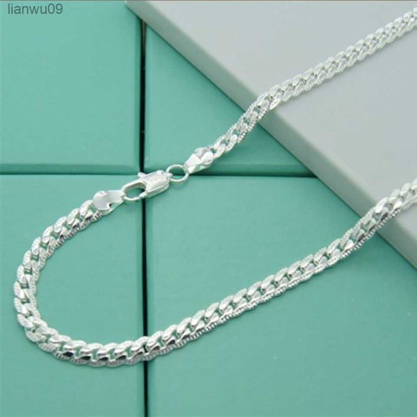 new 925 sterling silver necklace 5mm flat snake link chain lobster clasp collares necklaces for women men jewelry gift l230704
new 925 sterling silver necklace 5mm flat snake link chain lobster clasp collares necklaces for women men jewelry gift l230704