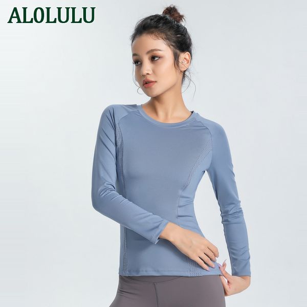 al0lulu yoga women new sports running exercise training t-shirts slim fitted long sleeve fitness clothes workout sportswear
al0lulu yoga women new sports running exercise training t-shirts slim fitted long sleeve fitness clothes workout sportswear