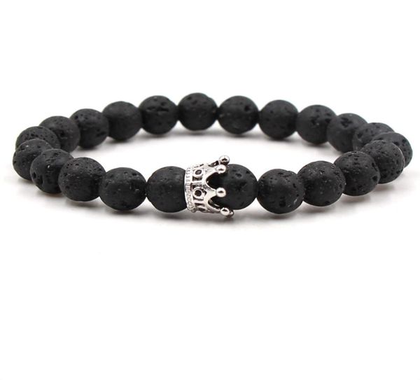 8mm lava rock stone crown rhinestone bracelets elastic bracelet lava essential oil perfume diffuser bracelets7412077, Black
8mm lava rock stone crown rhinestone bracelets elastic bracelet lava essential oil perfume diffuser bracelets7412077, Black