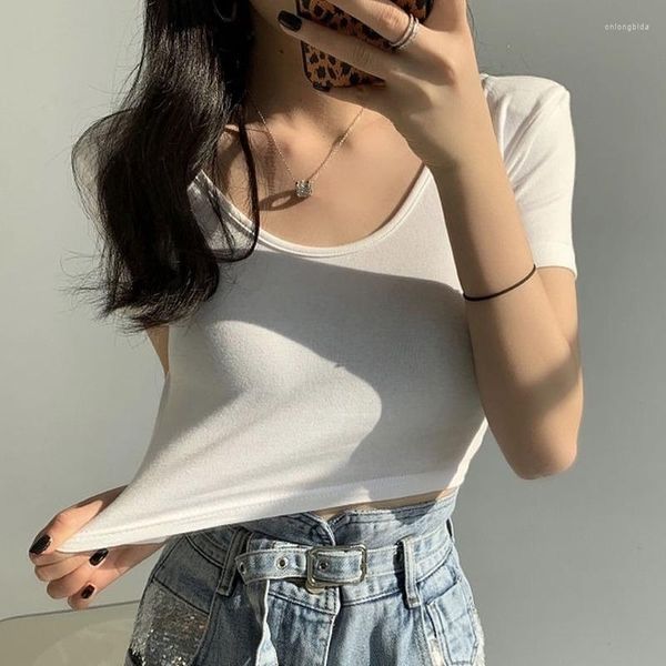 women's t shirts t-shirts women ulzzang summer all-match skinny lady clubwear minimalist camisetas chic high street basic breathable, White
women's t shirts t-shirts women ulzzang summer all-match skinny lady clubwear minimalist camisetas chic high street basic breathable, White