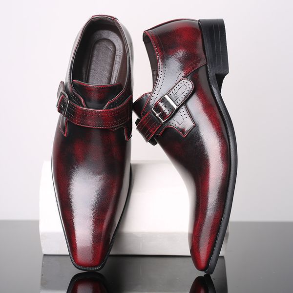 dress shoes men's fashion vintage buckle derby shoes men leather dress shoes wedding party shoes mens business office oxfords slip-on f, Black
dress shoes men's fashion vintage buckle derby shoes men leather dress shoes wedding party shoes mens business office oxfords slip-on f, Black