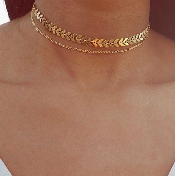 fish bone necklace airplane sequins collarbone chain necklace female7746386, Silver
fish bone necklace airplane sequins collarbone chain necklace female7746386, Silver