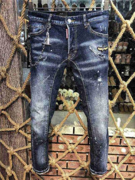 fw20 new quality brand designer men denim cool guy jeans embroidery pants fashion holes trousers italy 2 2 s dro dsquare d2 dsqs dsq2s bys4, Blue
fw20 new quality brand designer men denim cool guy jeans embroidery pants fashion holes trousers italy 2 2 s dro dsquare d2 dsqs dsq2s bys4, Blue