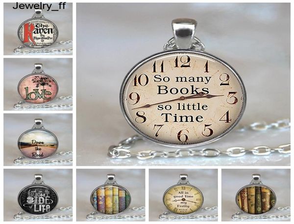 so many books so little time pendants quote alice in wonderland handmade pendant necklace glass cabochon jewelry accessories5776743, Silver
so many books so little time pendants quote alice in wonderland handmade pendant necklace glass cabochon jewelry accessories5776743, Silver