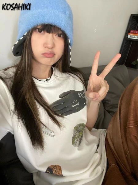 women's t-shirt kosahiki graffiti graphic tee women harajuku print tshirt female summer streetwear korean fashion y2k aesthetic t-shir, White
women's t-shirt kosahiki graffiti graphic tee women harajuku print tshirt female summer streetwear korean fashion y2k aesthetic t-shir, White