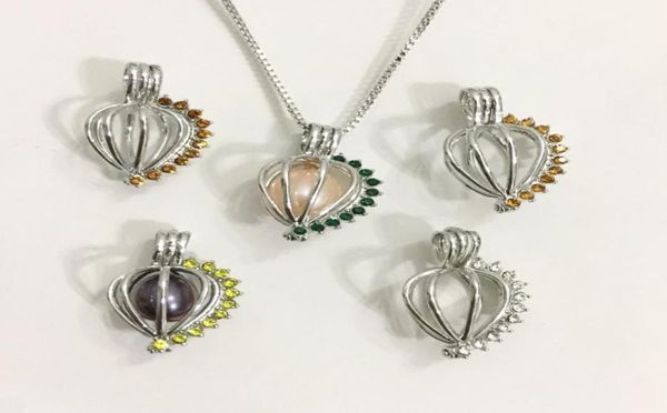18kgp colorful gems heart shape locket cage can hold 79 mm pearl bead pendant mounting for diy fashion necklace bracelet jewelry1786693, Silver
18kgp colorful gems heart shape locket cage can hold 79 mm pearl bead pendant mounting for diy fashion necklace bracelet jewelry1786693, Silver