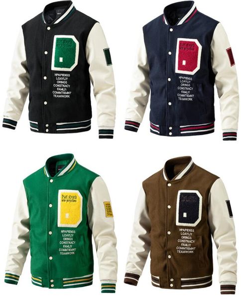 2023 autumn and winter mens designer jacket men's jackets men coats flight jacke baseball fashion men's outerwear jjlh7zh162, Black;brown
2023 autumn and winter mens designer jacket men's jackets men coats flight jacke baseball fashion men's outerwear jjlh7zh162, Black;brown
