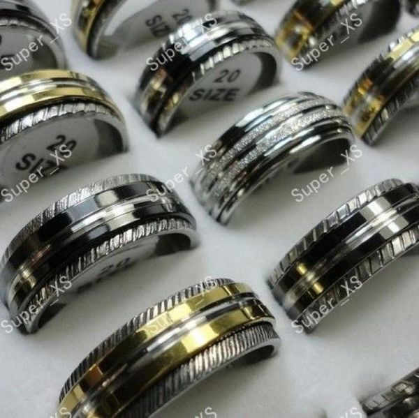 fashion stainless steel rings fashion rotatable ring for women men vintage anillo bague bijoux femme whole jewelry lots lr5778392, Golden;silver
fashion stainless steel rings fashion rotatable ring for women men vintage anillo bague bijoux femme whole jewelry lots lr5778392, Golden;silver