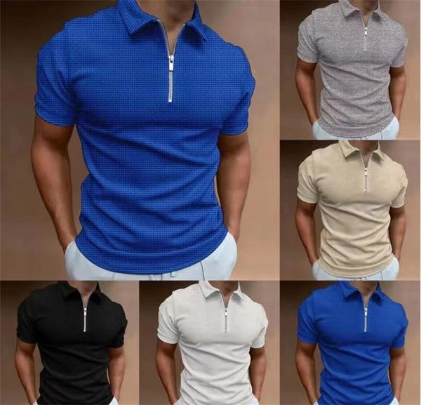men's polos polo shirt spring and summer sports men's sturdy men's polo shirt zipper high-quality short sleeves and men', White;black
men's polos polo shirt spring and summer sports men's sturdy men's polo shirt zipper high-quality short sleeves and men', White;black