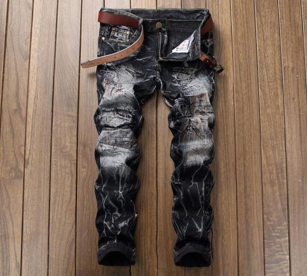 fashion mens blenched black jeans designer tie dye scratched straight leg denim pants slim fit biker hip hop trousres jb98907839939, Blue
fashion mens blenched black jeans designer tie dye scratched straight leg denim pants slim fit biker hip hop trousres jb98907839939, Blue